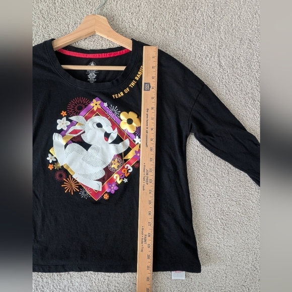 Disney Year of the Rabbit Lunar New Year 2023 Thumper Long Sleeve black Shirt S - Picture 10 of 12